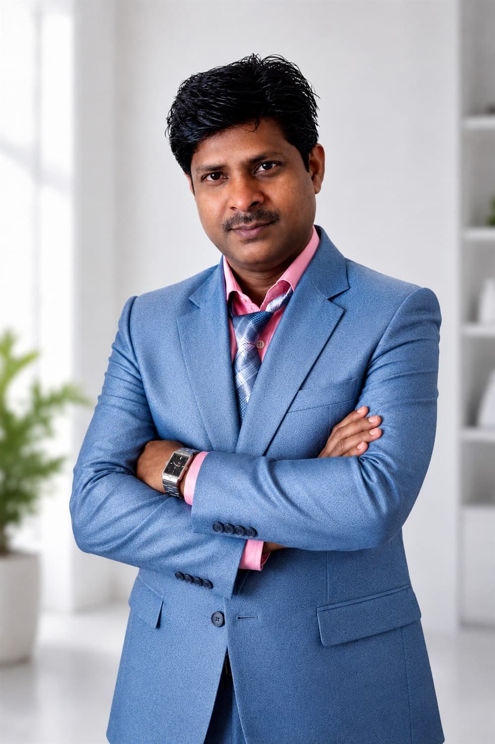 Portrait of Dr. Chandra Prakash Gound