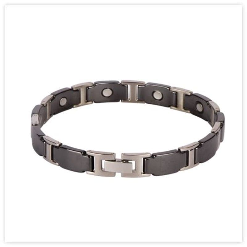 TIENS Ti-Energy Bracelet — Crystal Black, men, extended